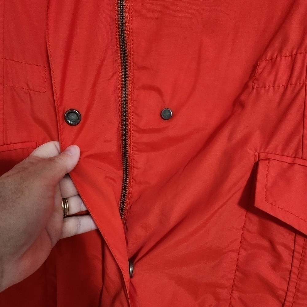 Eileen Fisher Red Anorak Jacket - Picture 8 of 11